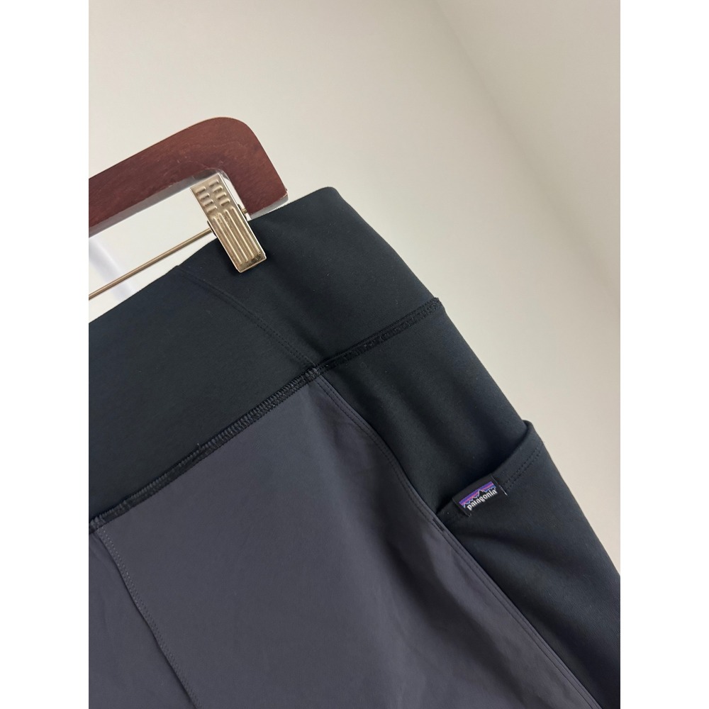 Patagonia Womens Pack Out‎ Hike Tights Black Grey Athletic Leggings - Picture 6 of 10